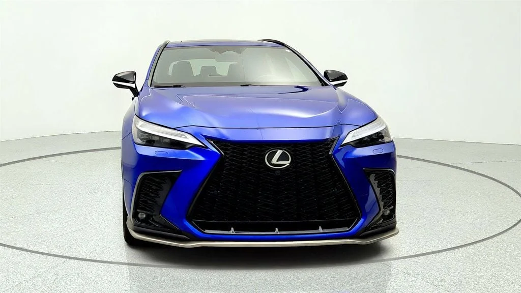 Used 2022 Ultrasonic Blue Mica 2.0 Lexus NX 450h+ F SPORT AWD w/ Panoramic View Monitor & 6.6kW Charger image 2