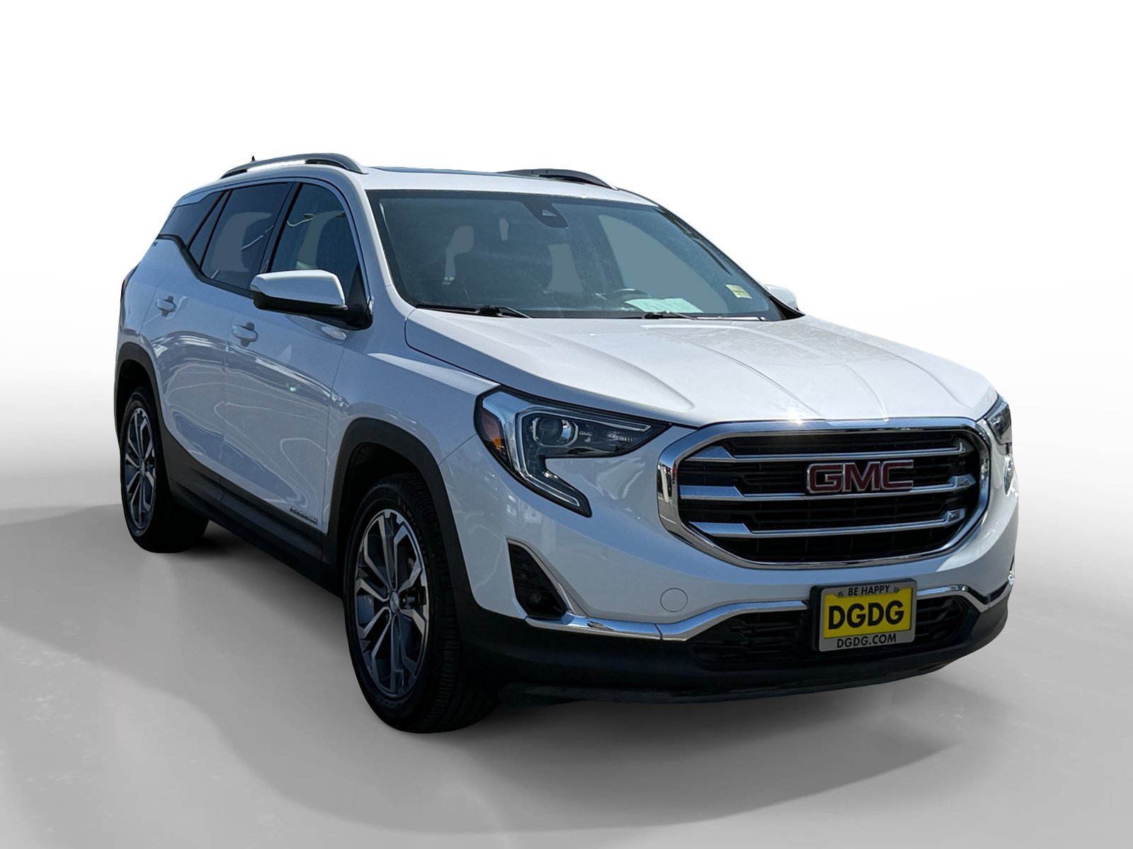 Used 2020 White Frost Tricoat GMC SLT image 7