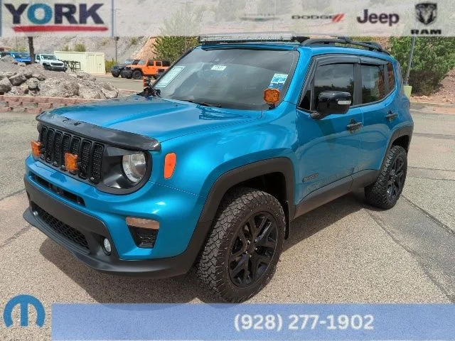 Used 2022 Teal Jeep Altitude image 1