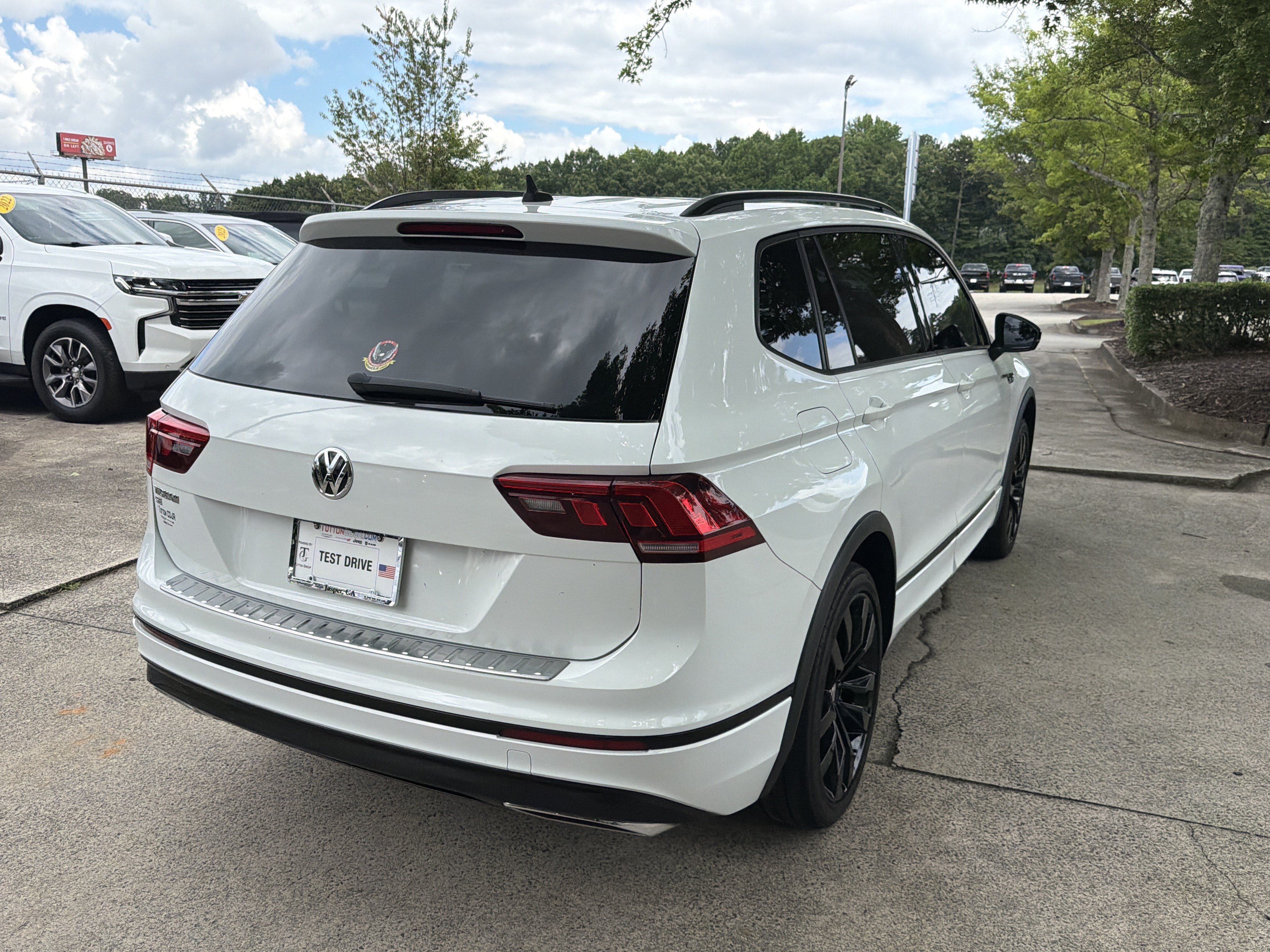 Used 2021 Pure White Volkswagen SE R-Line Black image 7