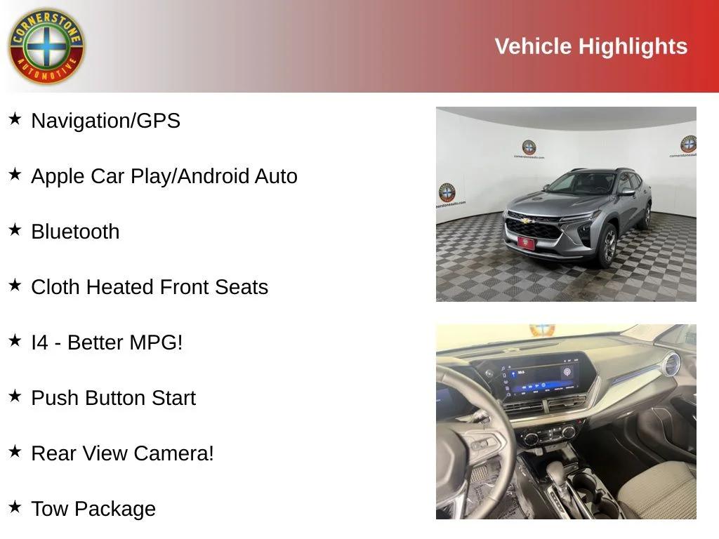 Used 2025 Chevrolet Trax LT with VIN KL77LHEP4SC239298 for sale in Elk River, Minnesota
