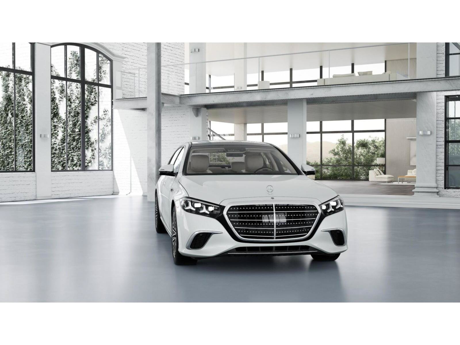 New 2027 MANUFAKTUR Moonlight White Metallic Mercedes-Benz S 500 4MATIC® Sedan image 8