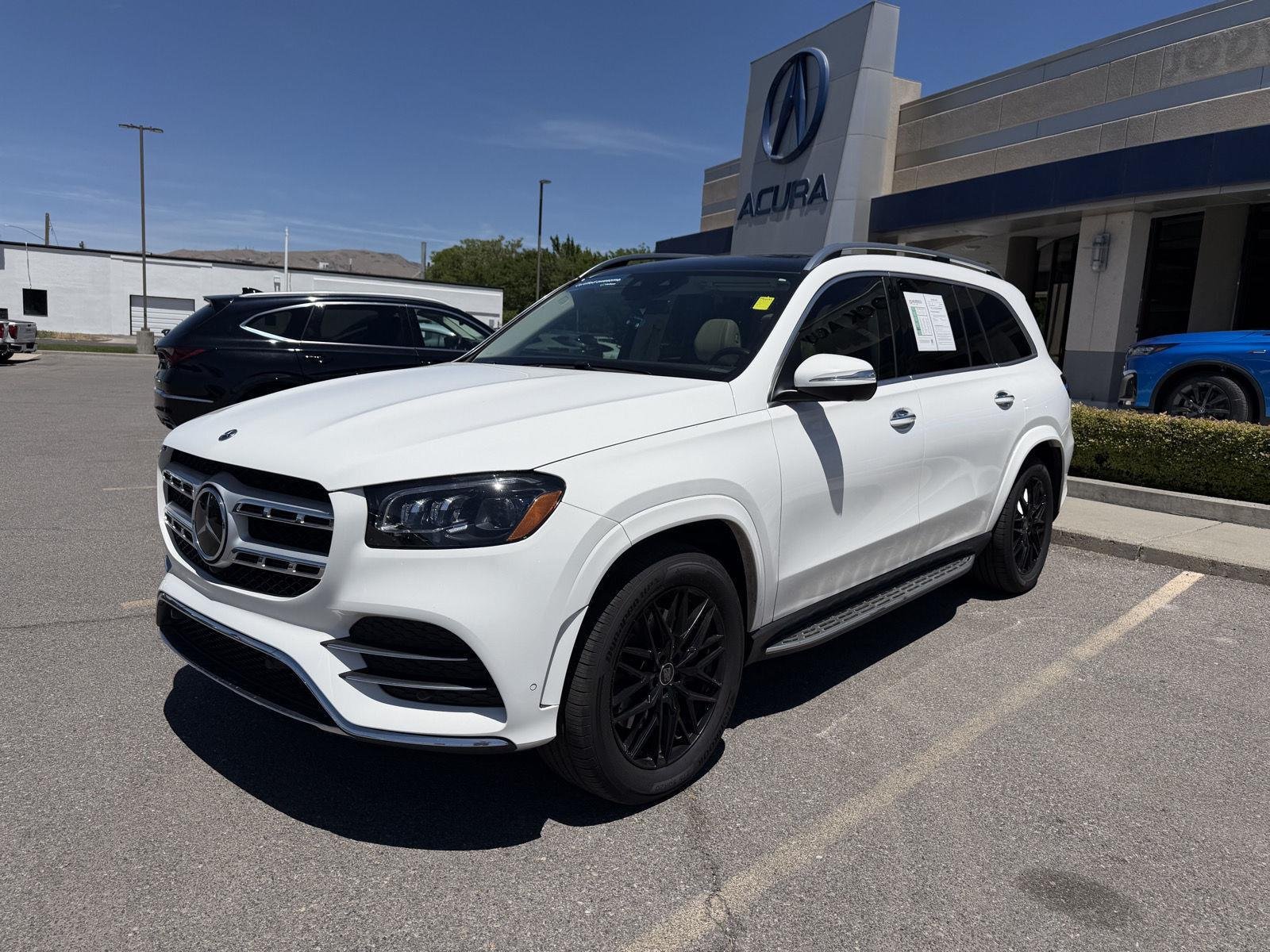 Used 2023 Polar White Mercedes-Benz GLS 450 4MATIC® SUV image 2