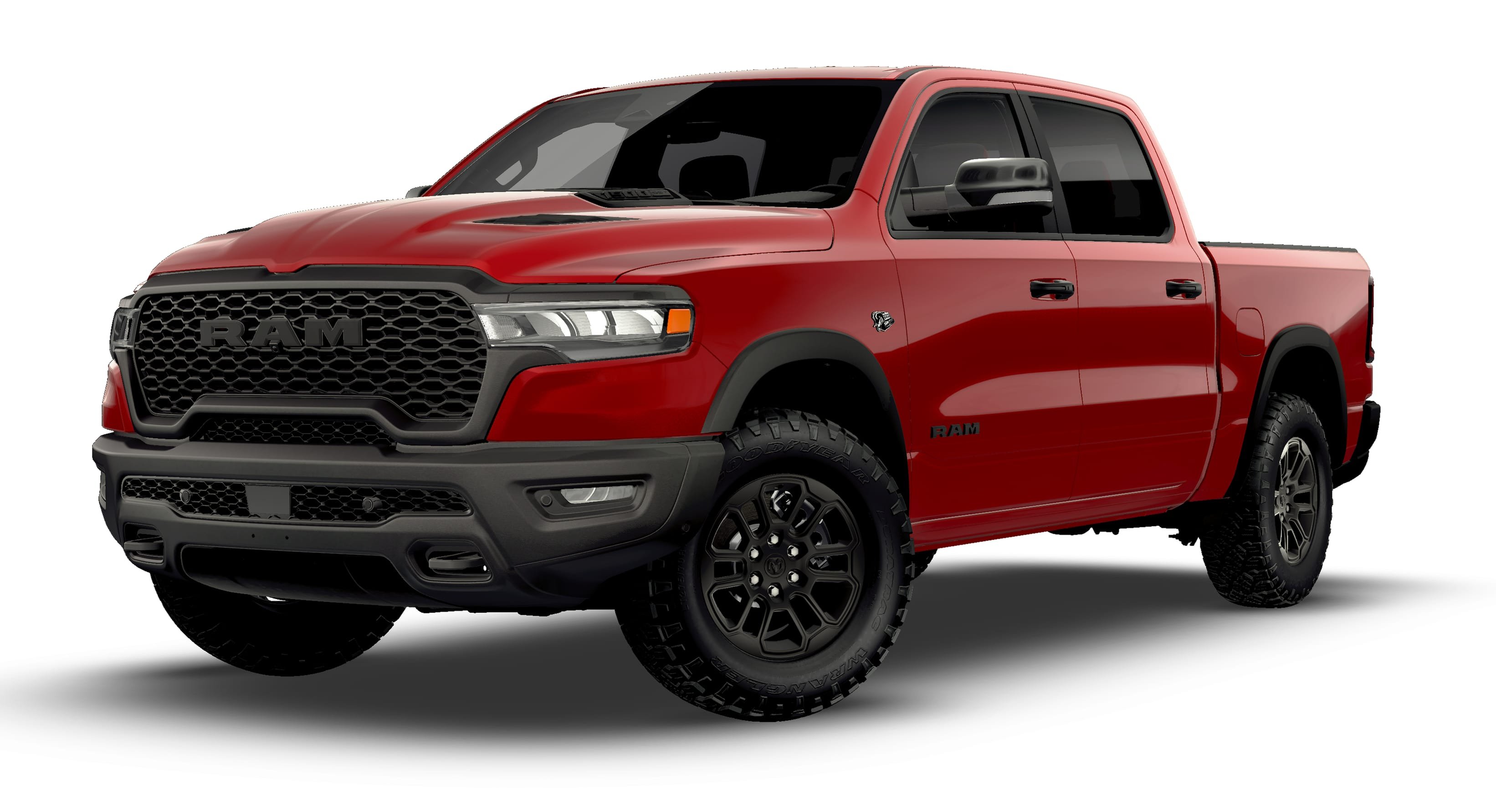 New 2026 Molten Red Pearl-Coat Exterior Paint RAM Rebel image 13