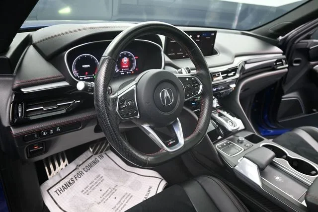 Used 2023 Apex Blue Pearl Acura A-Spec image 25