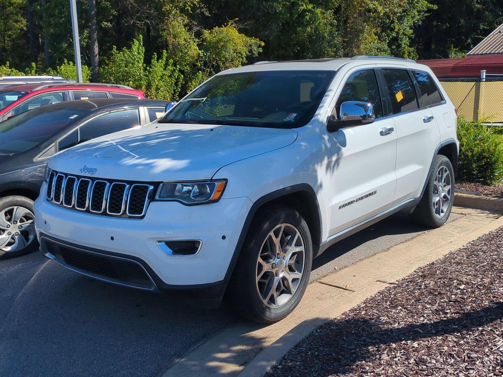 Used 2020 Bright White Clearcoat Jeep Limited image 1