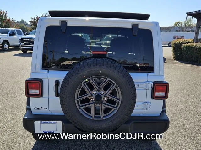 New 2026 Bright White Clear-Coat Exterior Paint Jeep Sport S image 10