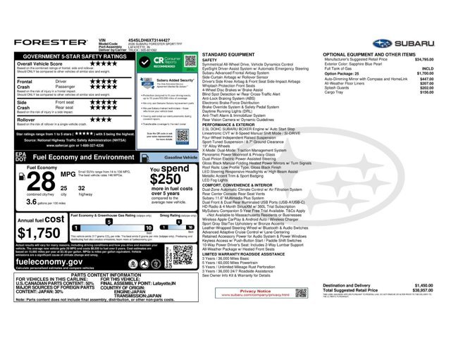 New 2026 SAPPHIRE BLUE PEARL Subaru Sport Onyx Edition image 11