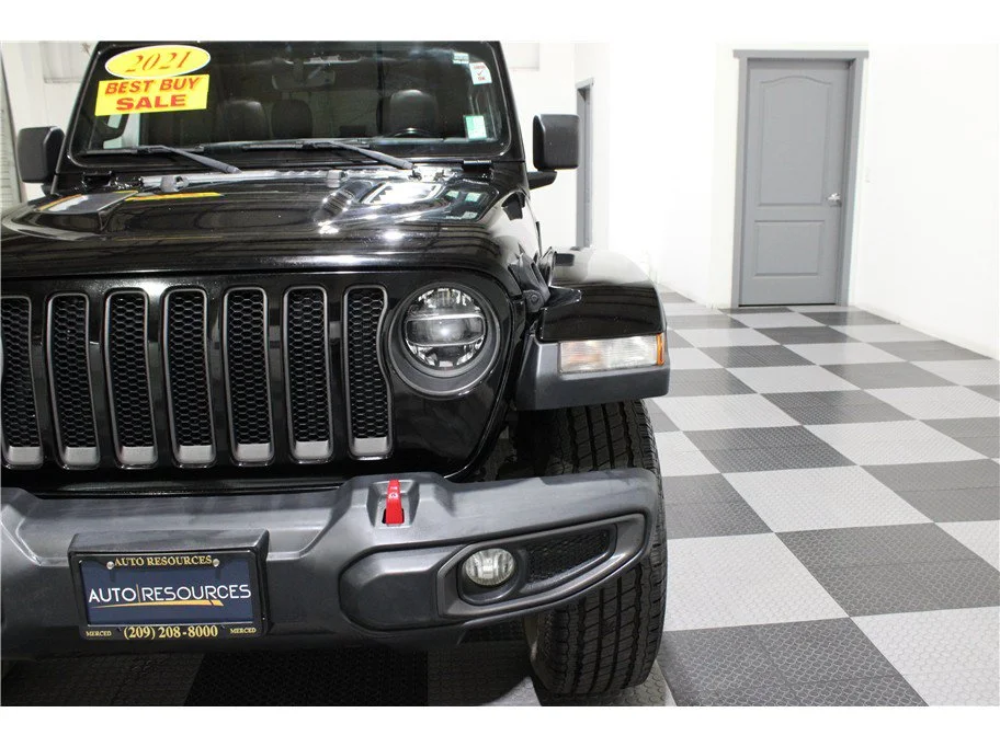 Used 2021 Black Clearcoat Jeep Rubicon image 8