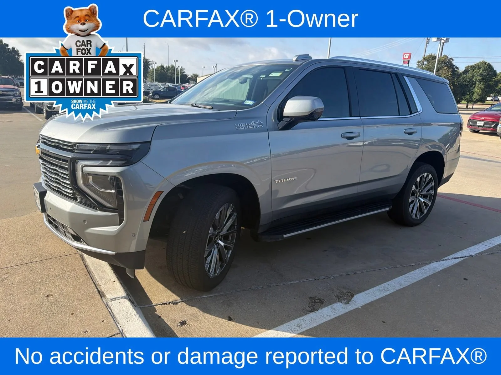 Used 2025 Sterling Gray Metallic Chevrolet High Country image 2