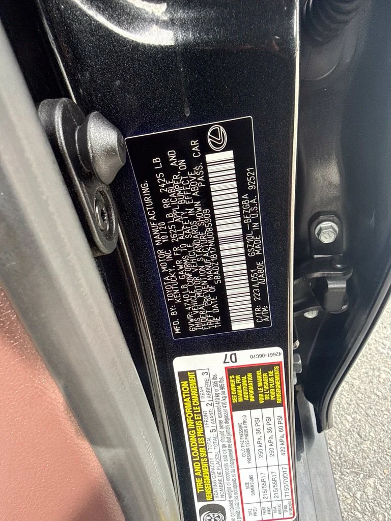 Used 2021 Black Lexus 350 image 32