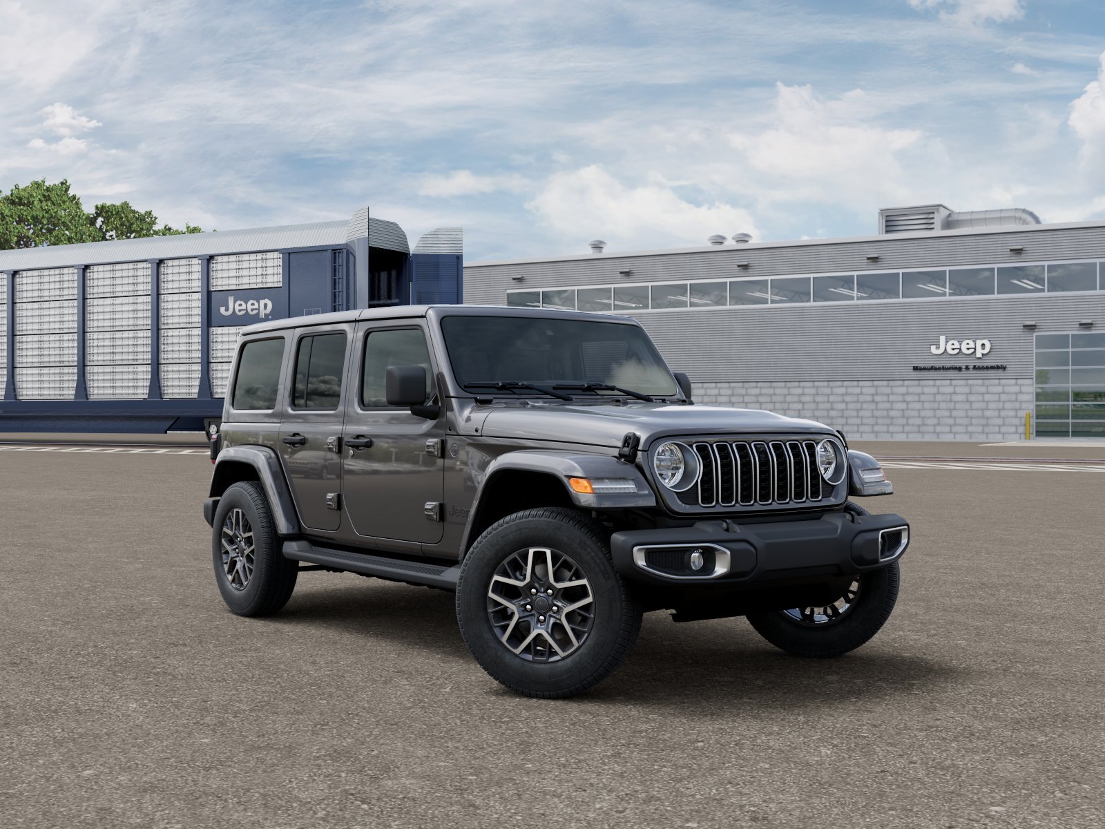 New 2026 Granite Crystal Metallic Clear-Coat Exterior Paint Jeep Sahara image 20