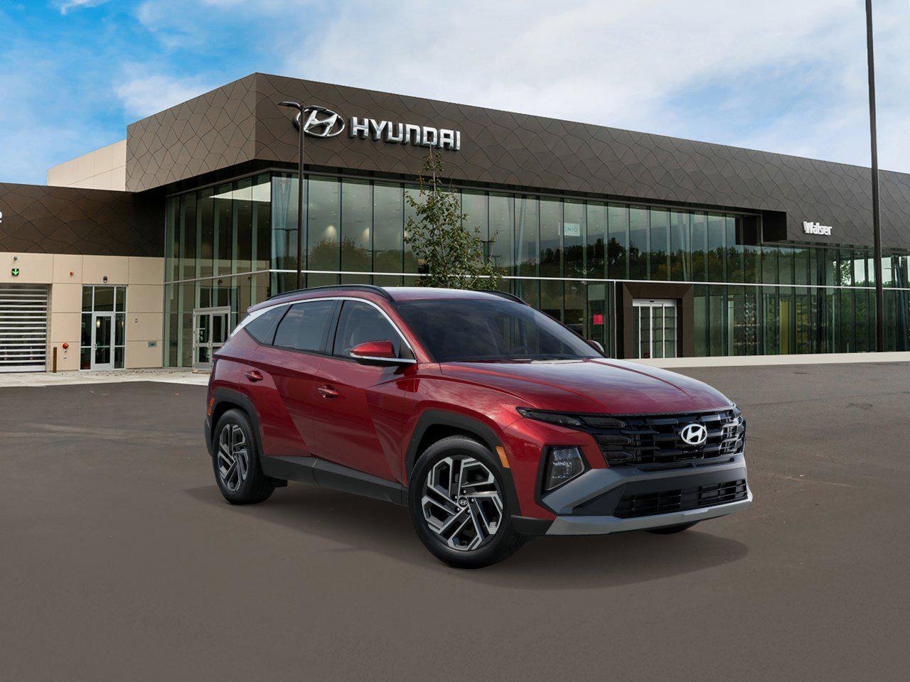 New 2026 Ultimate Red Hyundai SEL Plus AWD image 2