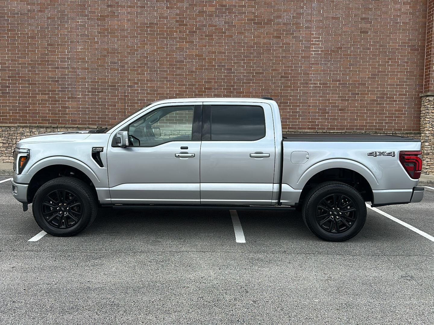 Certified Used 2025 Iconic Silver Metallic FORD TRUCK PLATINUM image 2