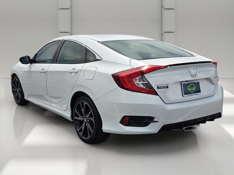 Used 2021 Platinum White Pearl Honda SPORT CVT image 3