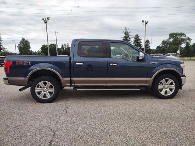 Used 2018 Blue Jeans Metallic Ford Lariat image 7