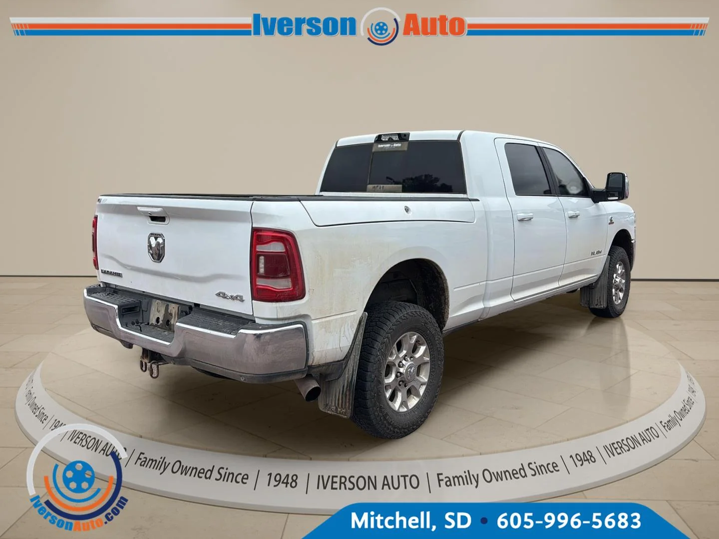 Used 2024 Bright White Clearcoat Ram Laramie image 5