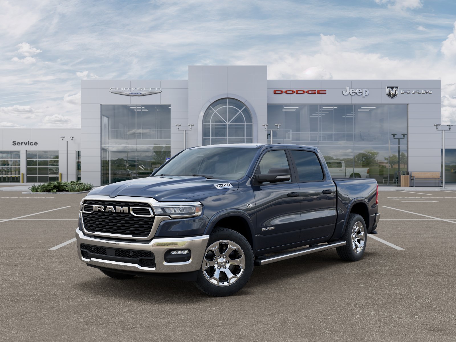 New 2026 Forged Blue Metallic Exterior Paint RAM Big Horn/Lone Star image 31