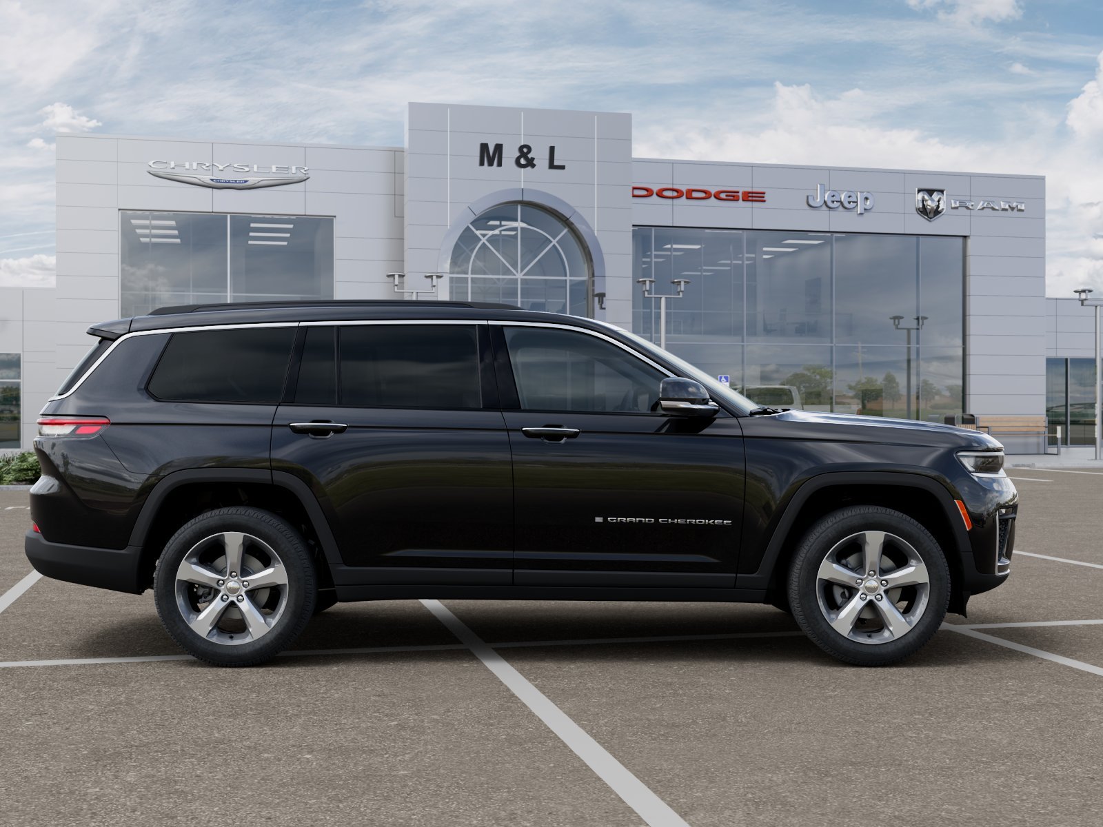 New 2026 Diamond Black Crystal Pearl-Coat Exterior Paint Jeep Limited 4x4 image 47