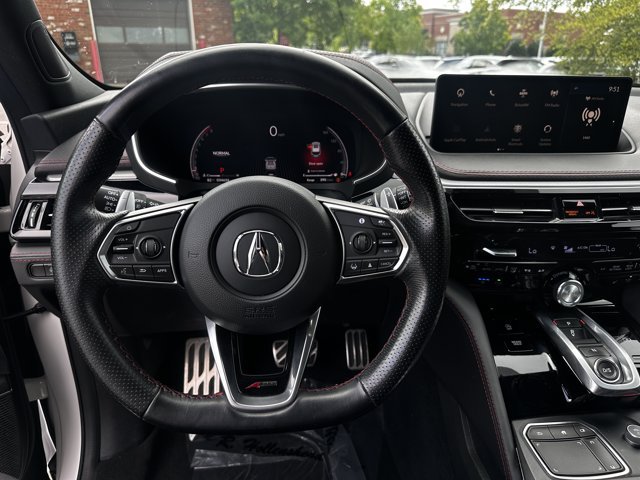 Used 2023 Platinum White Pearl Acura SH-AWD with A-Spec Package image 8