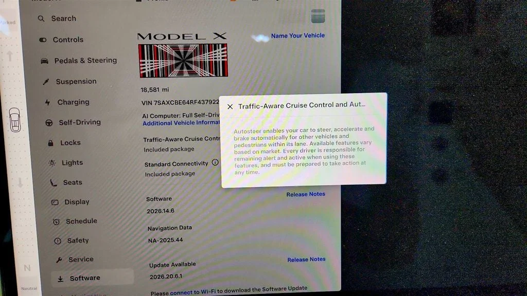 Used 2024 Stealth Grey Tesla Plaid AWD w/ White & Black Vegan Leather Interior image 17