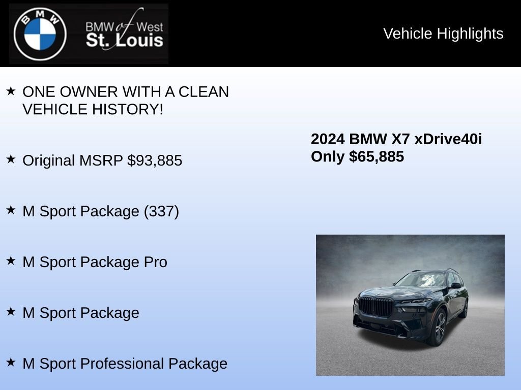 Used 2024 Black BMW xDrive40i image 8