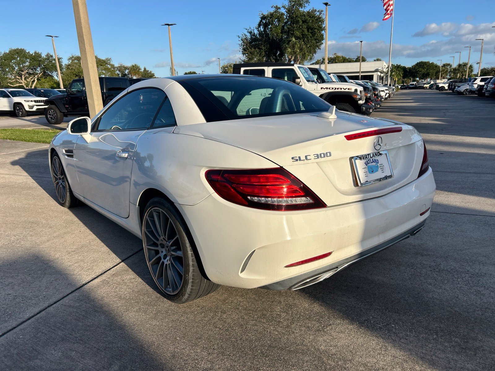 Used 2020 White Mercedes-Benz SLC 300 image 3