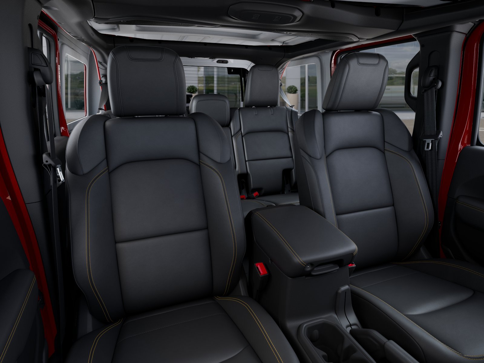 New 2025 Firecracker Red Clear-Coat Exterior Paint Jeep Sahara image 43
