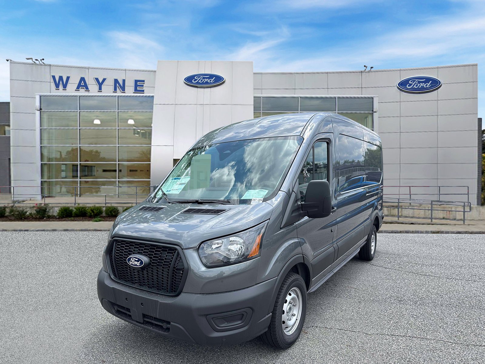 New 2026 Carbonized Gray Metallic Ford Cargo Van image 2