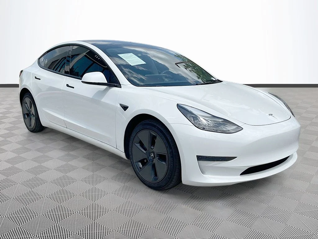 Used 2023 Tesla Model 3 Base with VIN 5YJ3E1EAXPF571304 for sale in Miami, FL