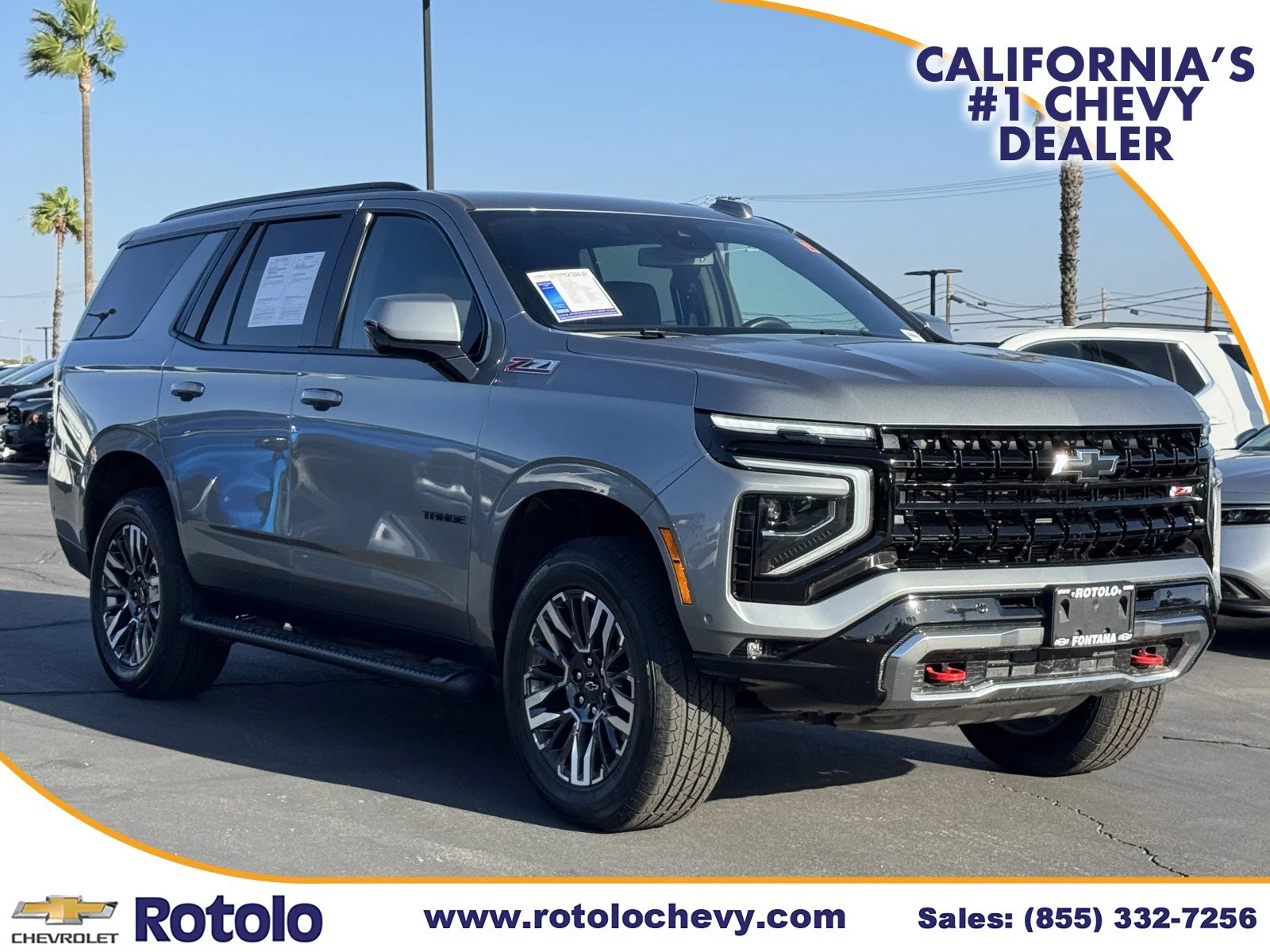 Used 2025 Sterling Gray Metallic Chevrolet Z71 image 1