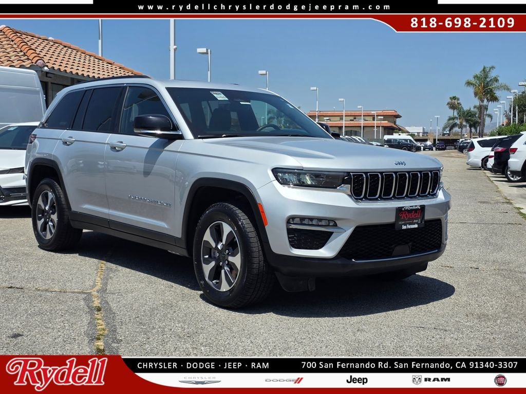 Certified Used 2024 Silver Jeep 4xe image 1