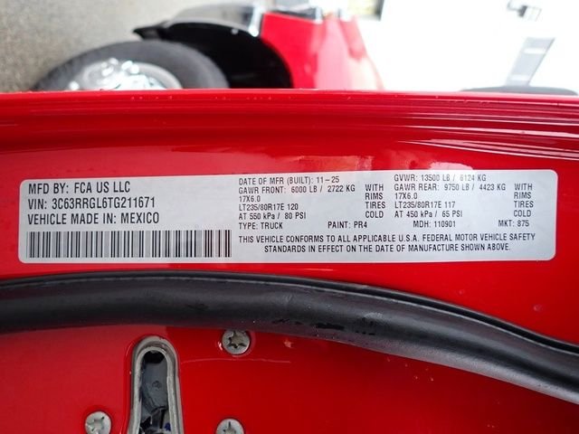 New 2026 Flame Red Clear-Coat Exterior Paint RAM Tradesman image 18