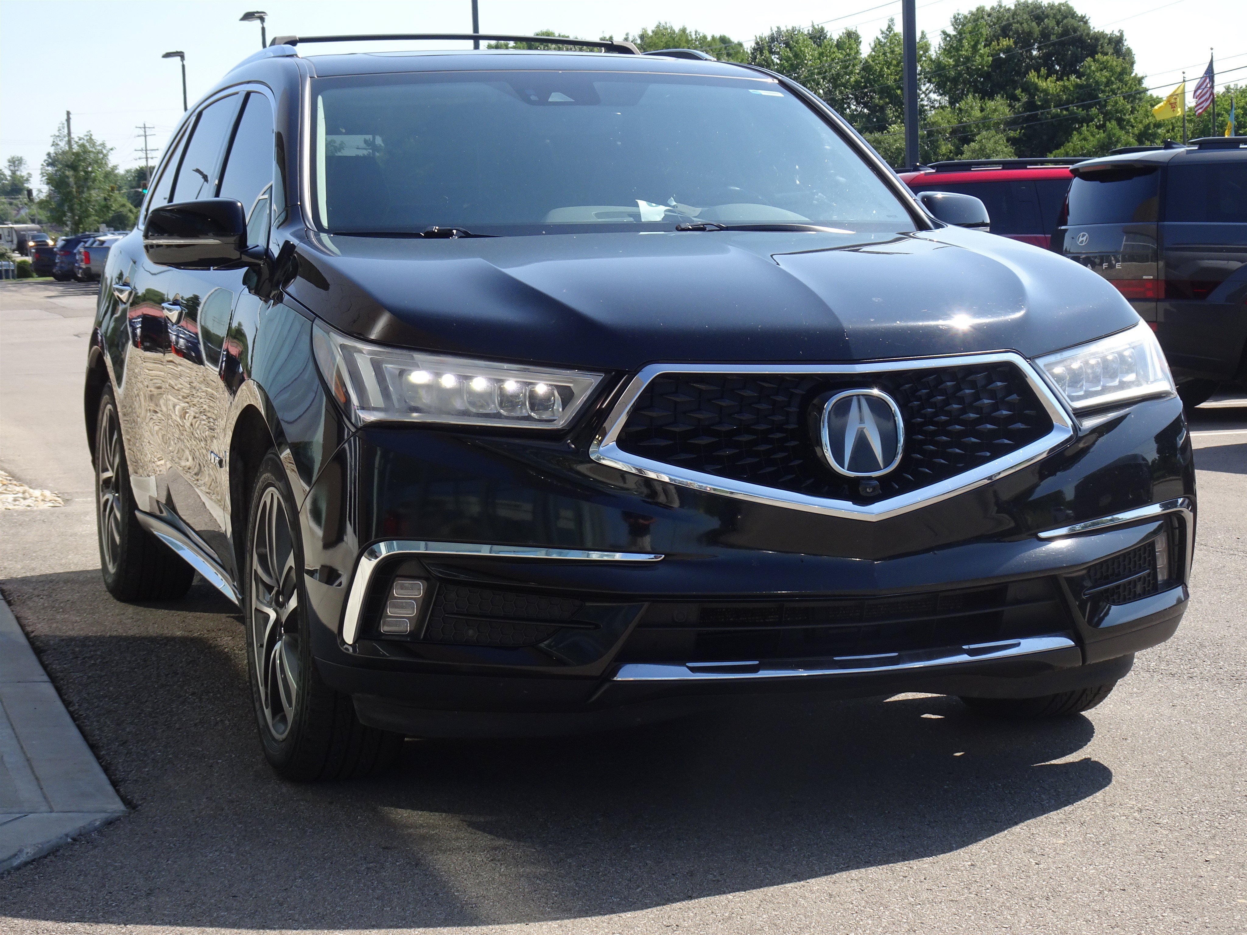 Used 2017 Black Copper Pearl Acura w/Advance/Entertainment Pkg image 7