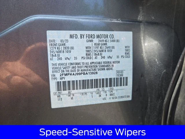 Used 2023 Gray Metallic Ford SEL image 34