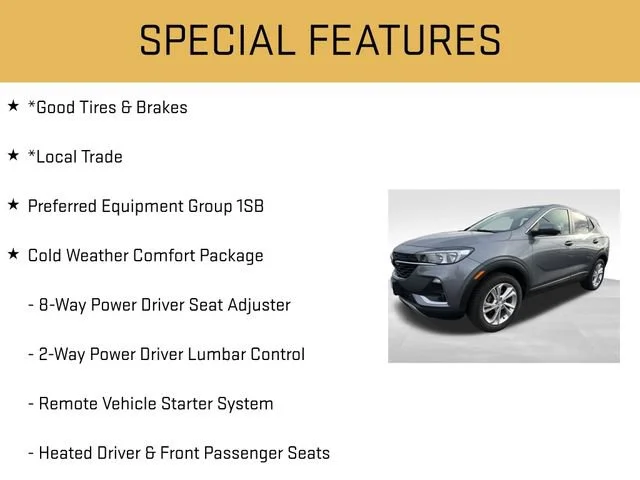 Used 2022 Satin Steel Metallic Buick Preferred image 6