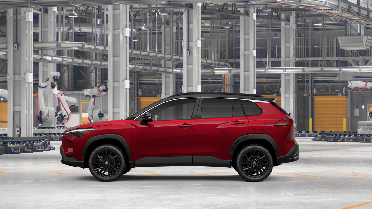New 2026 Soul Red Crystal  with Jet Black roof Toyota Hybrid XSE image 12