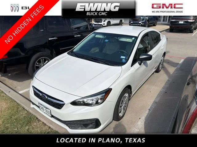 Used 2020 White Subaru Sedan image 1