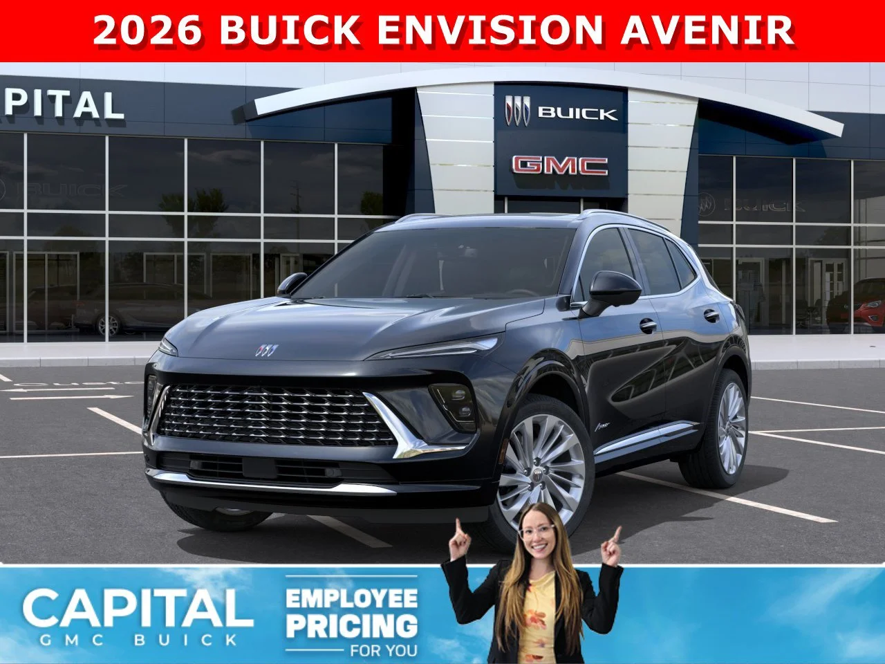 New 2026 EBONY TWILIGHT METALLIC Buick Avenir image 1