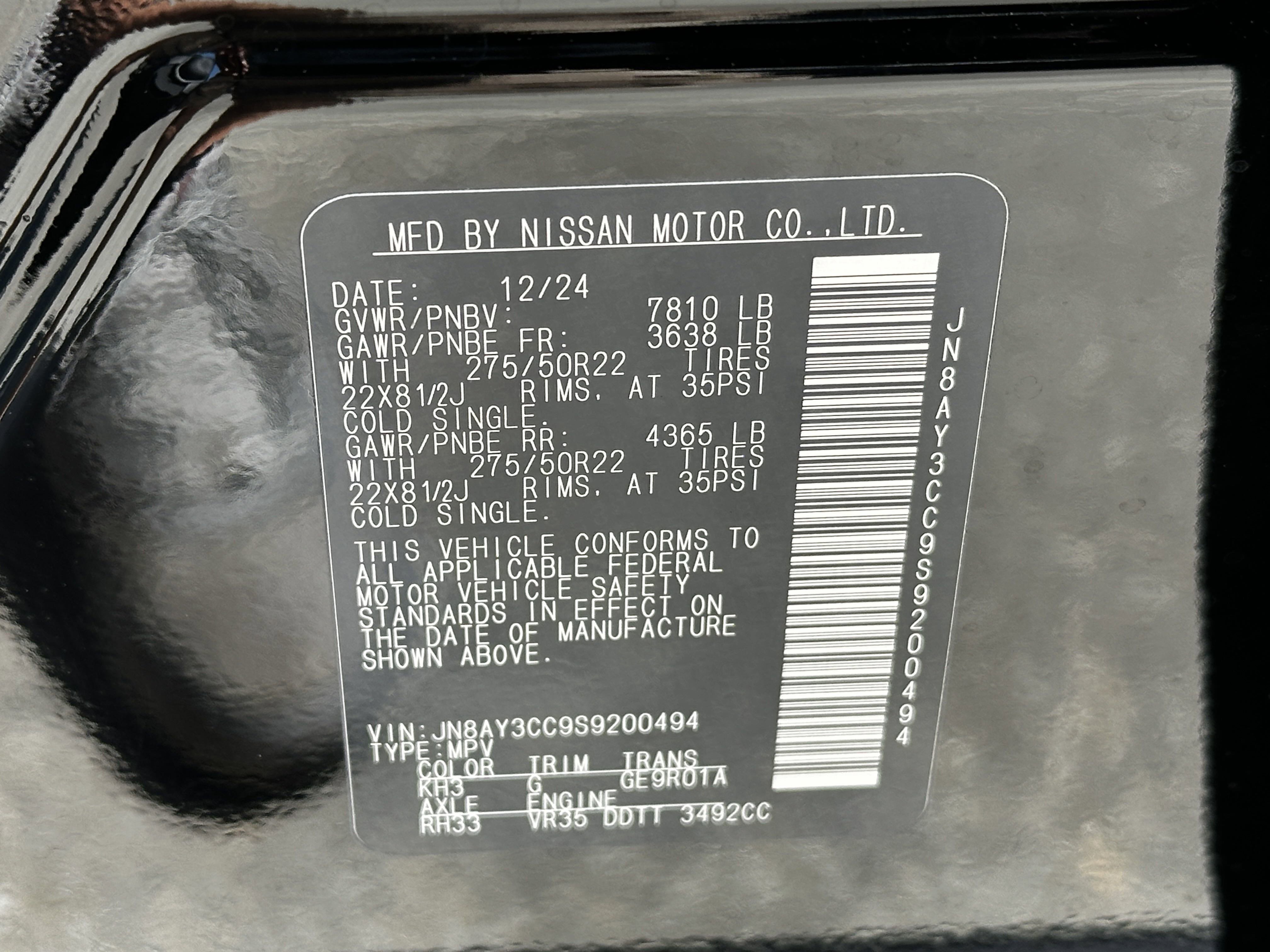 2025 Nissan Armada Platinum Reserve - Photo 33