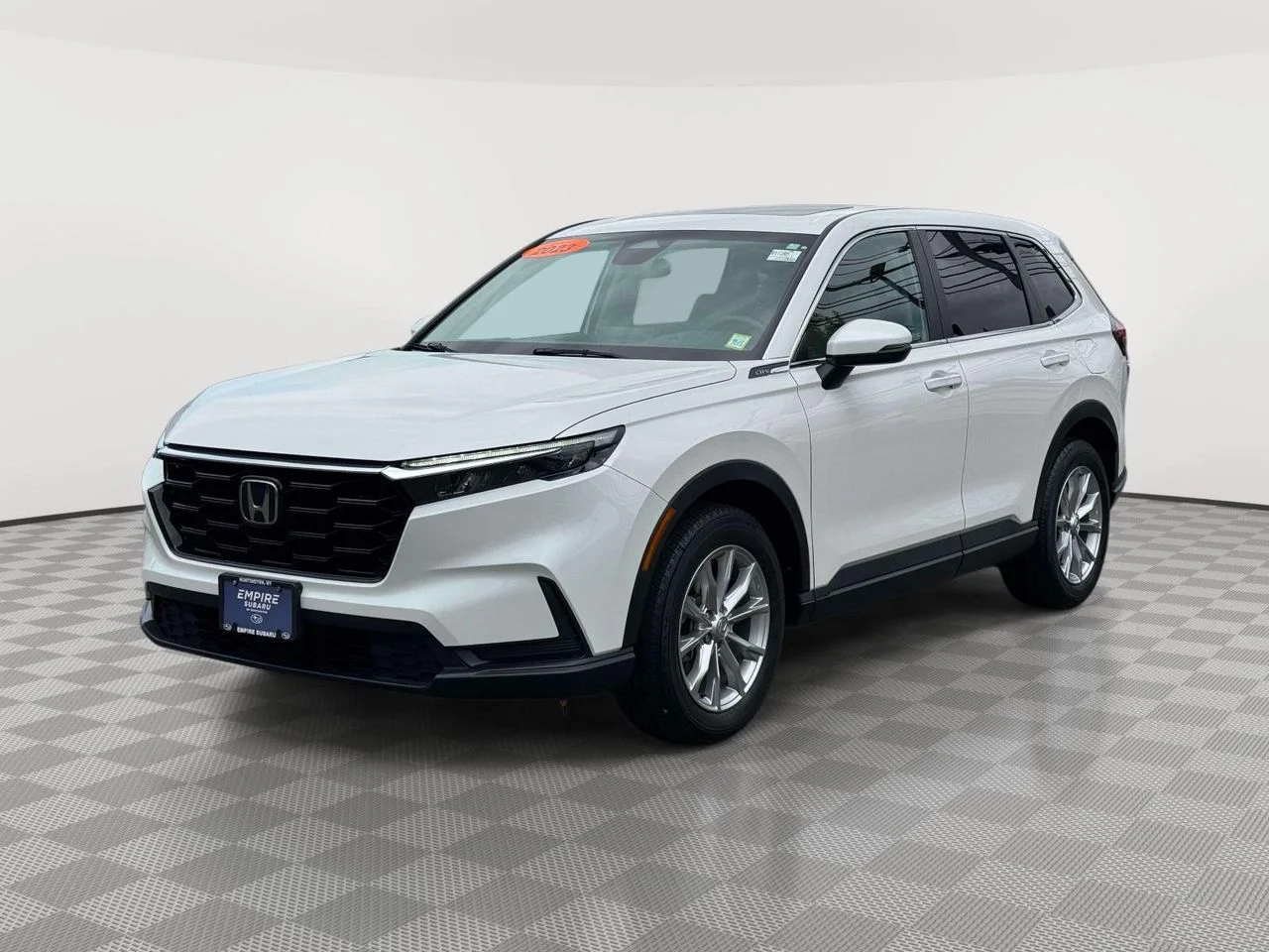 Used 2023 Platinum White Pearl Honda EX AWD image 4