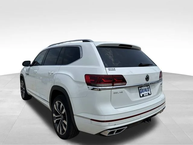 Used 2021 White Volkswagen 3.6L V6 SEL Premium R-Line image 12