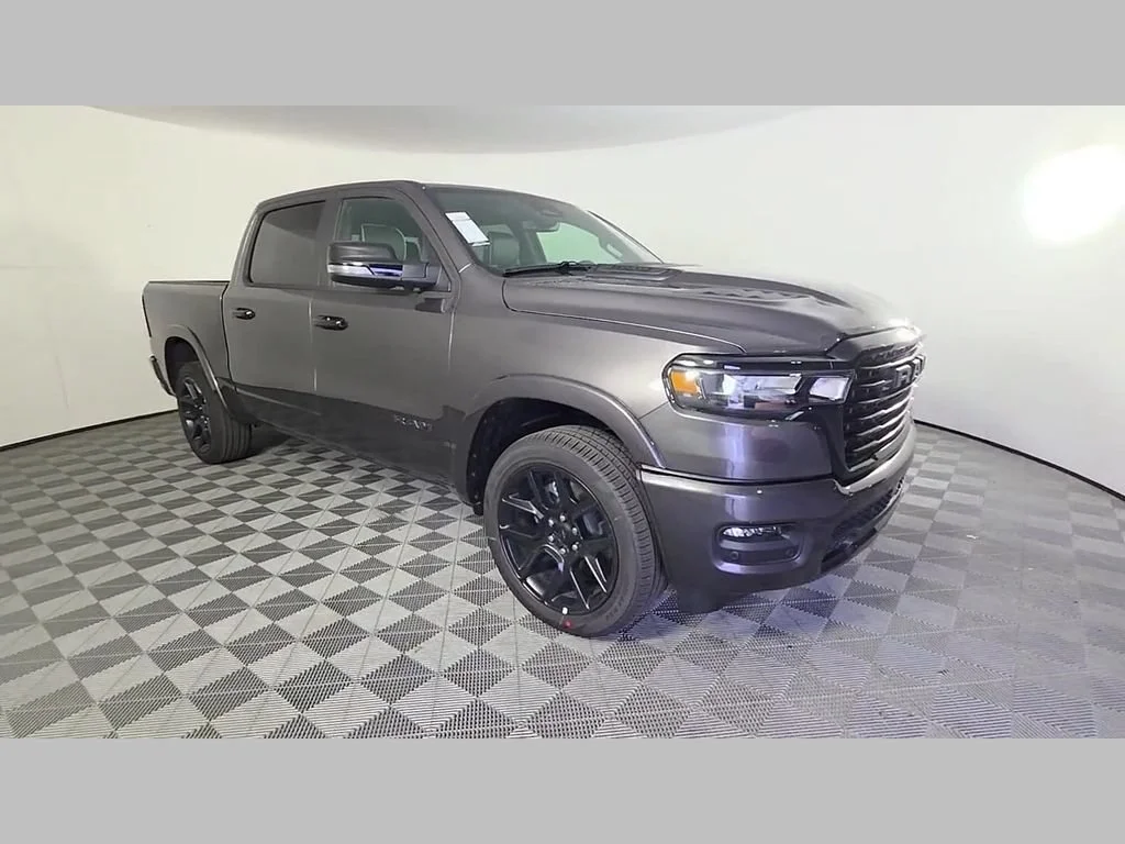 New 2026 Granite Crystal Metallic Clear-Coat Exterior Paint RAM Laramie image 40
