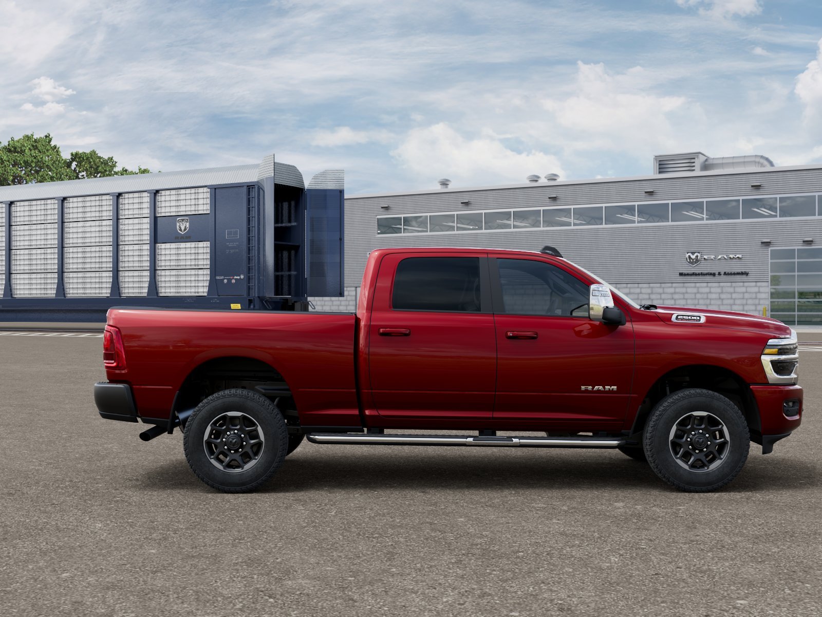 New 2026 Molten Red Pearl-Coat Exterior Paint RAM LARAMIE image 12