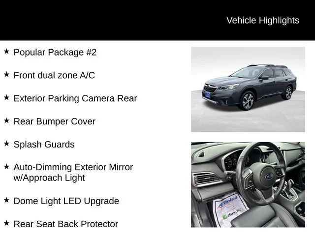 Used 2021 Gray Subaru Limited XT image 8