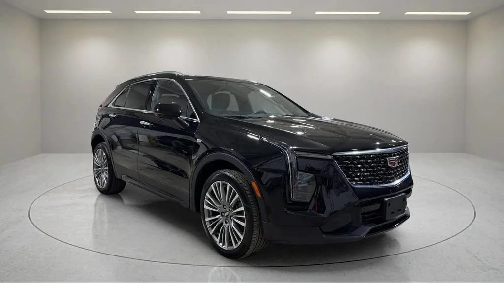 Used 2025 Stellar Black Metallic Cadillac Premium Luxury image 3