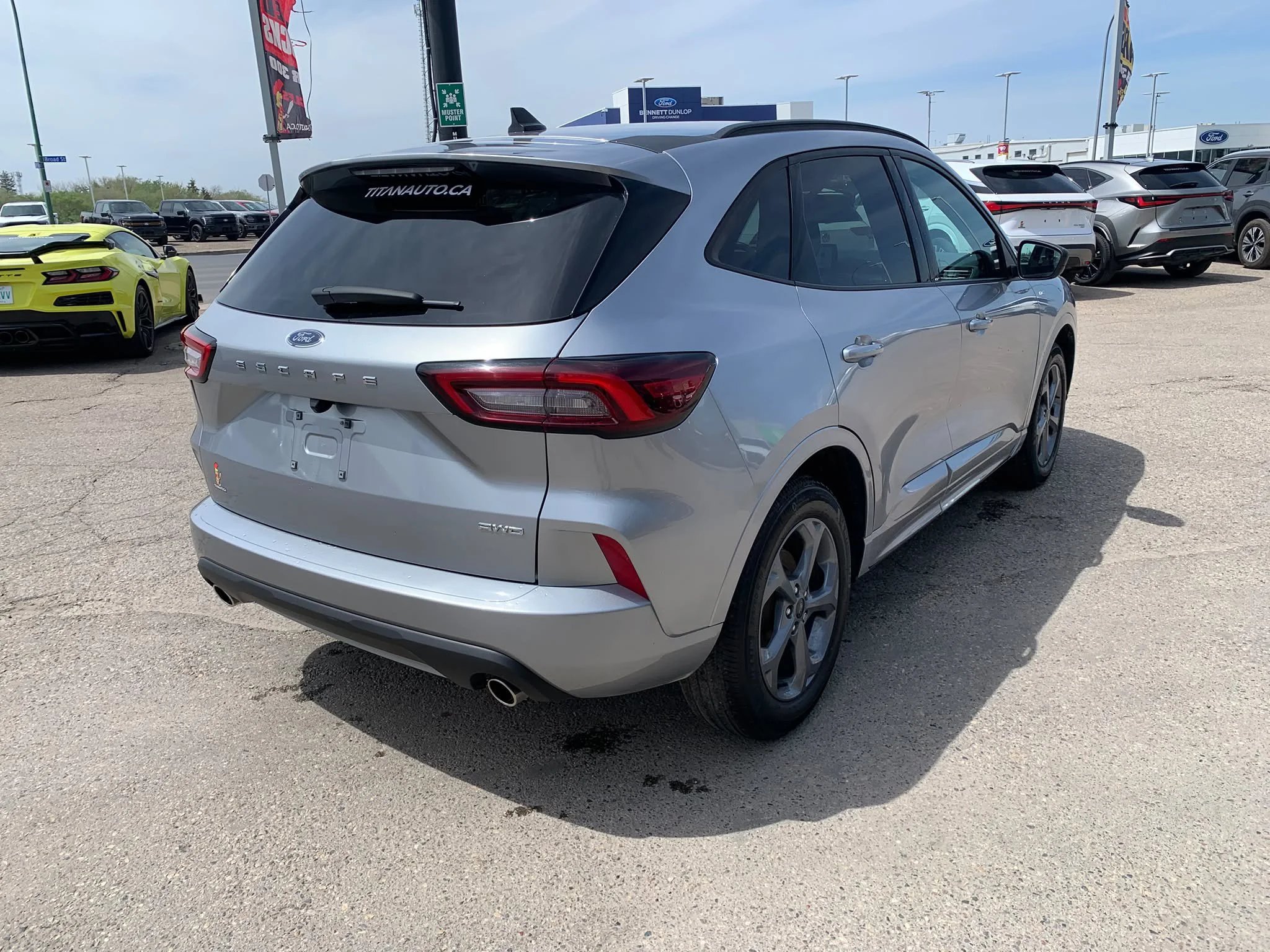 Certified Used 2023 Iconic Silver Metallic Ford ST-Line AWD*Remote Start | Htd Seats | Htd Wheel | Blind Spot Detection | Lane Keep Assist | CarPlay image 12