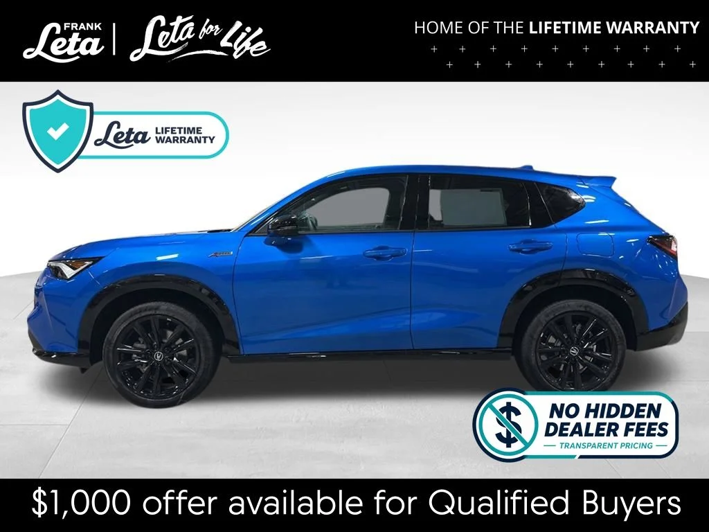 New 2026 Dbl Apex Blue Pearl Ii Acura A-Spec Advance Package image 2