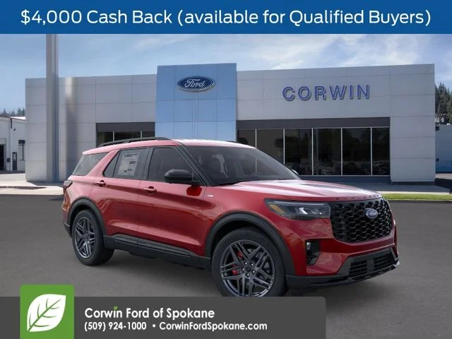 New 2026 Rapid Red Metallic Tinted Clearcoat Ford ST-Line image 1