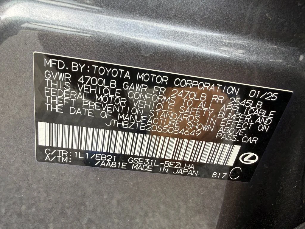 Used 2025 Gray Lexus 350 F SPORT Design image 24